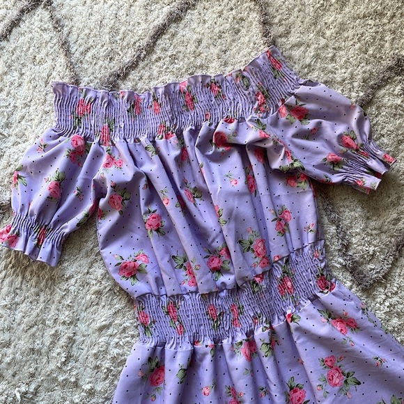 ✨Lilac Floral Dress✨ - Picture 2 of 3